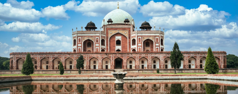 Tombe richement décorée à Delhi